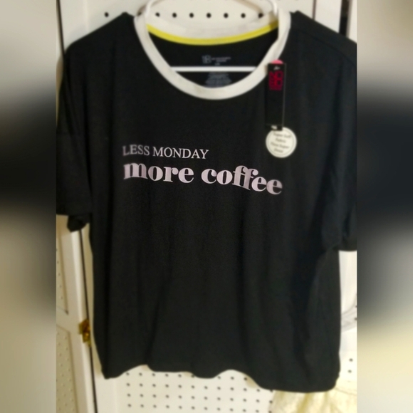 NoBo black NWT coffee tee - Picture 1 of 3